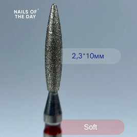 NOTD Nail Drill Flame 2.3*10mm, Red