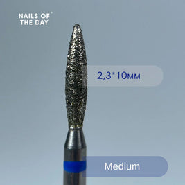 NOTD Nail Drill Flame 2.3*10mm, Blue