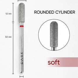 DARK Rounded Cylinder red 3.9x12mm