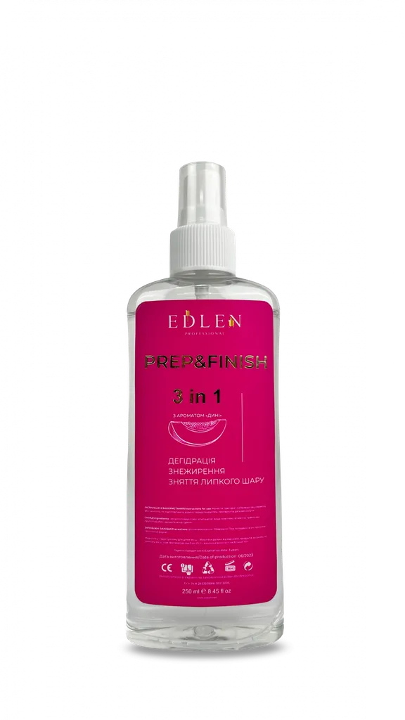 EDLEN Nail&Prep 3 in 1 Melon Aroma, 250ml