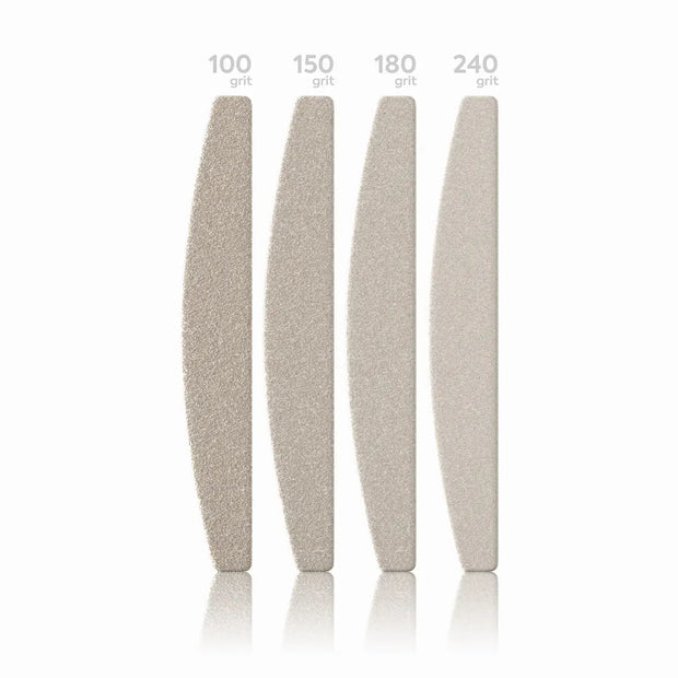 WONDERFILE Soft files "Crescent" 162x24 mm -180 grit (20 pcs/pack)