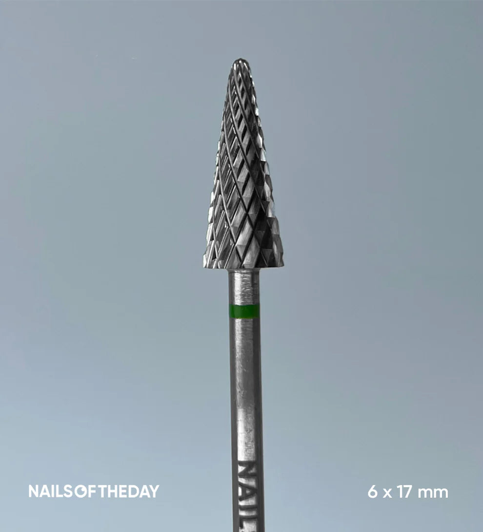 NOTD Nail Drill Carbide 6*17mm, Green