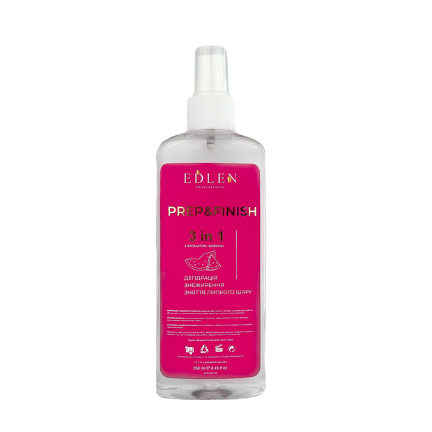 EDLEN Nail&Prep 3 in 1 Maça Aroma, 250ml