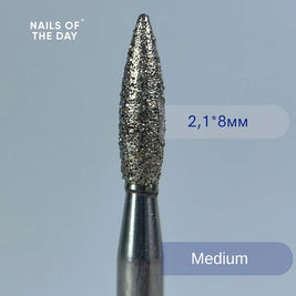 NOTD Nail Drill Flame Blue 2.1mm/8mm