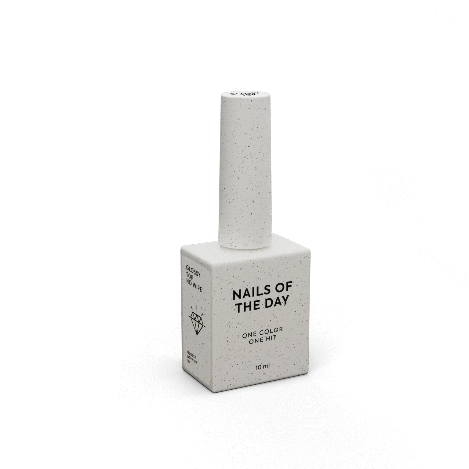 NAILSOFTHEDAY GLOSSY TOP NO WIPE, 10ml
