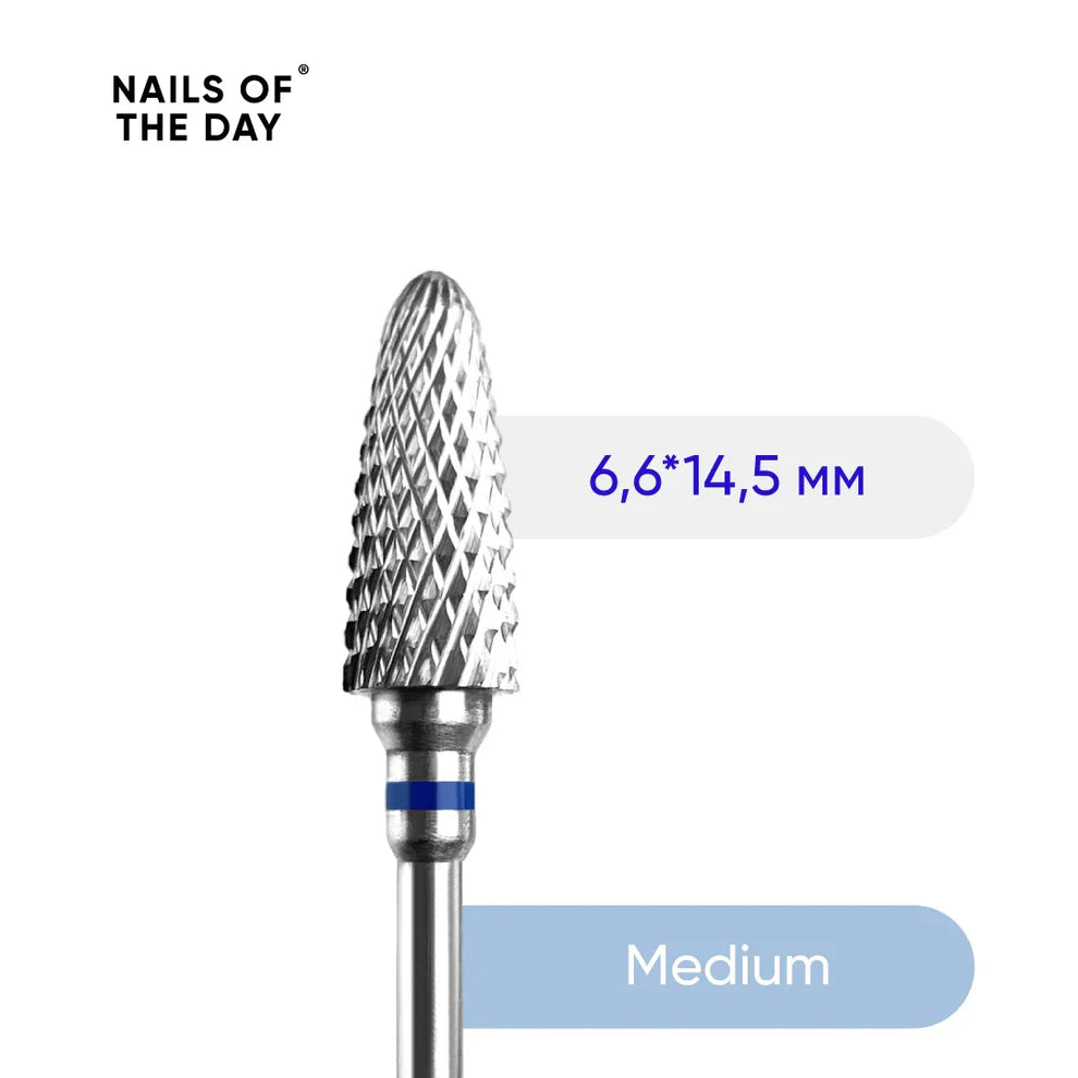 NOTD Nail Drill Carbide 6.6*14.5mm, Blue