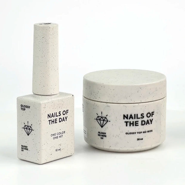 NAILSOFTHEDAY GLOSSY TOP NO WIPE, 30ml