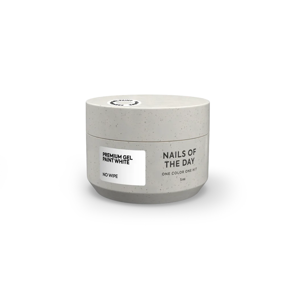 NOTD Gel Paint White No Wipe, 5ml