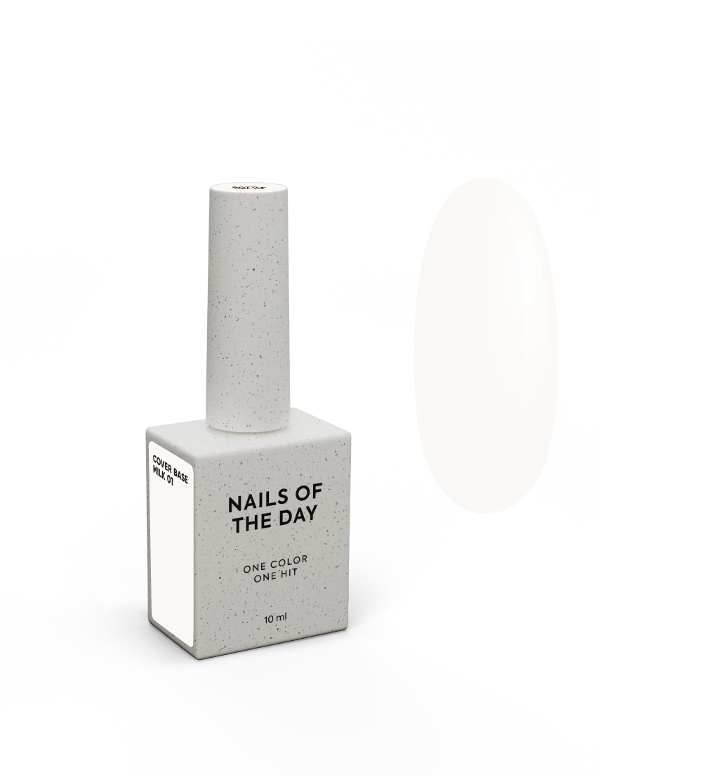 NAILSOFTHEDAY Cover Base Milk 01, 10ml