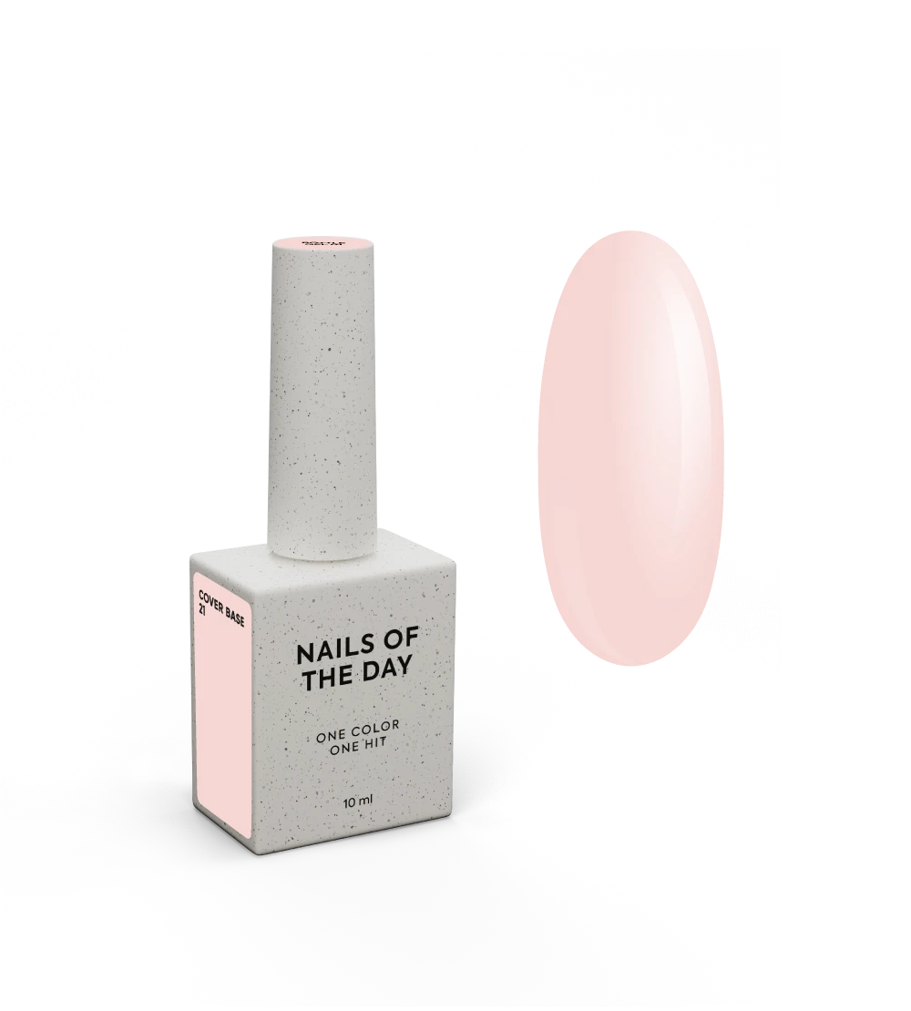 NAILSOFTHEDAY Cover Base 21, 10ml