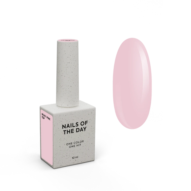 NAILSOFTHEDAY Milky Pink Top, 10ml